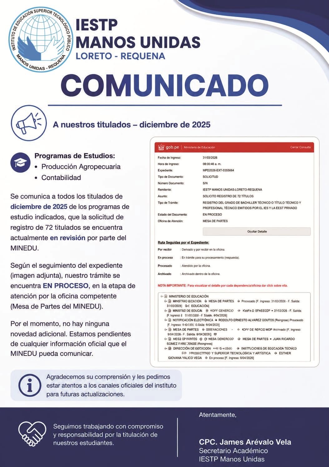 Proceso de titulación 2025